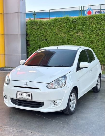 Mitsubishi Mirage 2012 1.2 GLS Sedan เบนซิน ไม่ติดแก๊ส เกียร์อัตโนมัติ ขาว รูปที่ 3