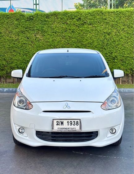 Mitsubishi Mirage 2012 1.2 GLS Sedan เบนซิน ไม่ติดแก๊ส เกียร์อัตโนมัติ ขาว รูปที่ 2