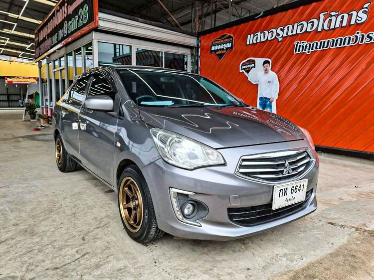 Mitsubishi Attrage 2017 1.2 GLX Sedan เบนซิน ไม่ติดแก๊ส เกียร์อัตโนมัติ เทา รูปที่ 3