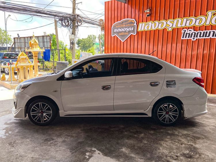 Mitsubishi Attrage 2018 1.2 GLX Sedan เบนซิน ไม่ติดแก๊ส เกียร์อัตโนมัติ ขาว รูปที่ 3