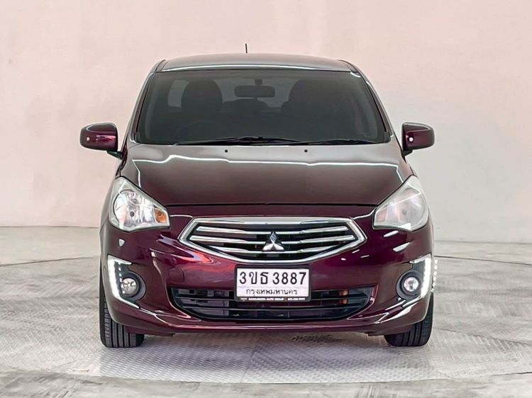 Mitsubishi Attrage 2017 1.2 GLX Sedan เบนซิน ไม่ติดแก๊ส เกียร์อัตโนมัติ แดง รูปที่ 2