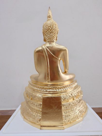 พระบูชา พระพุทธชินสีห์ เนื้อสัมฤทธิ์ ปิดทองคำเปลวแท้ กาญจนาภิเษก วัดบวรนิเวศวิหาร ปี2539 รูปที่ 3