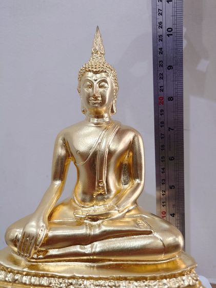 พระบูชา พระพุทธชินสีห์ เนื้อสัมฤทธิ์ ปิดทองคำเปลวแท้ กาญจนาภิเษก วัดบวรนิเวศวิหาร ปี2539 รูปที่ 9