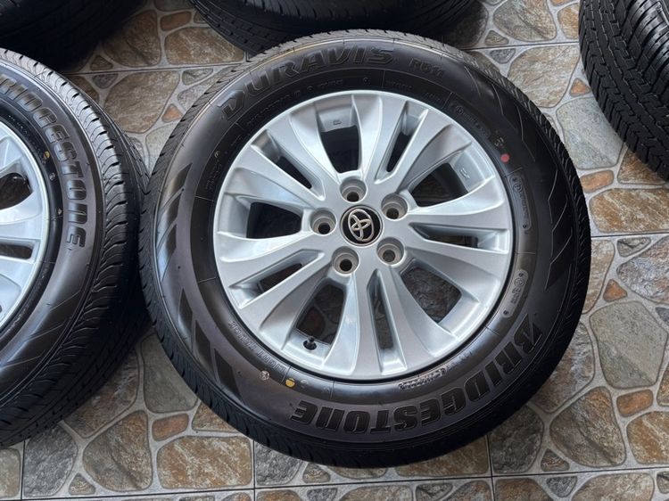 ล้อ Toyota revo z Bridgestone Duravis R611 215-65-16 y4325 (ป้ายแดง) วิ่ง200 km. รูปที่ 3
