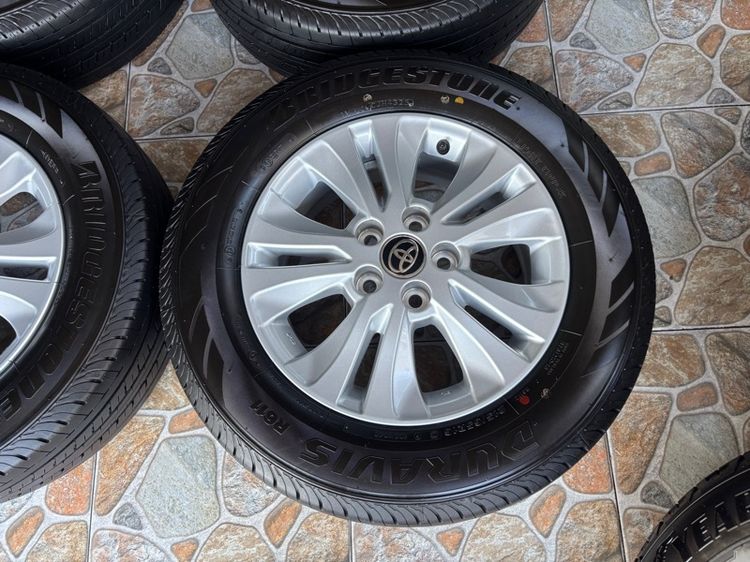 ล้อ Toyota revo z Bridgestone Duravis R611 215-65-16 y4325 (ป้ายแดง) วิ่ง200 km. รูปที่ 4