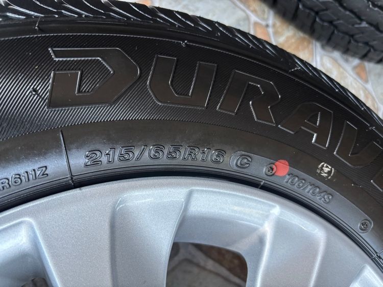 ล้อ Toyota revo z Bridgestone Duravis R611 215-65-16 y4325 (ป้ายแดง) วิ่ง200 km. รูปที่ 6