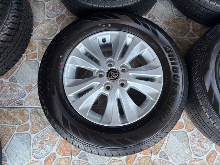 ล้อ Toyota revo z Bridgestone Duravis R611 215-65-16 y4325 (ป้ายแดง) วิ่ง200 km. รูปที่ 5