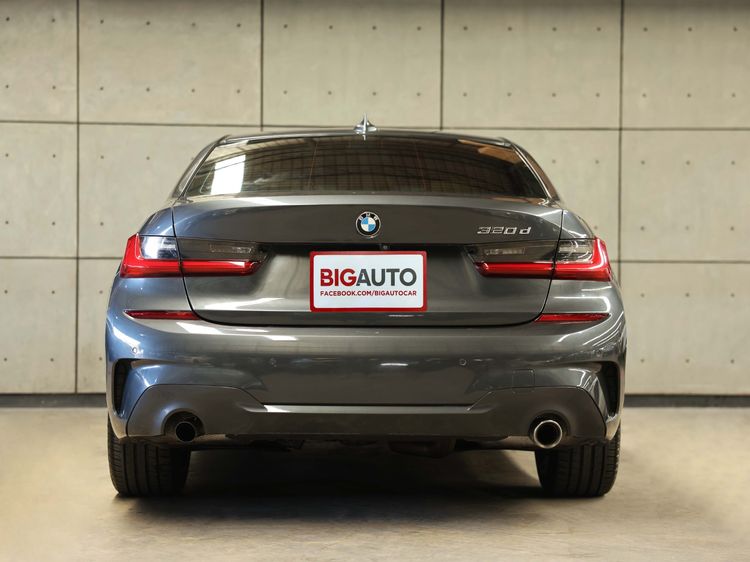 BMW Series 3 2020 320d Sedan ดีเซล ไม่ติดแก๊ส เกียร์อัตโนมัติ เทา รูปที่ 4