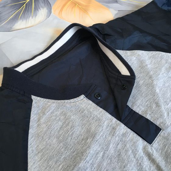 เสื้อวินเทจ Rapido Reversible 2-in-1 เสื้อสเวตเตอร์มือสอง สีกรมท่า-เทา สภาพนางฟ้า ไซส์ 105 รูปที่ 9