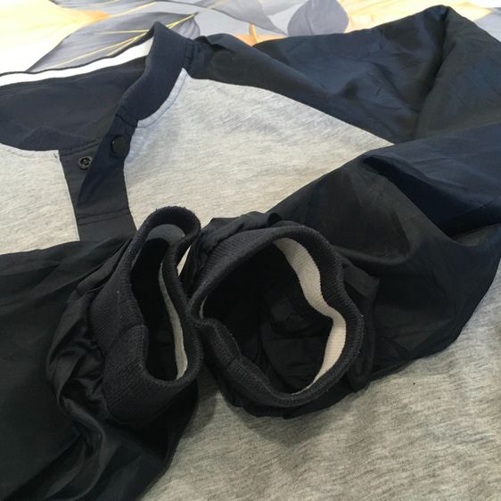 เสื้อวินเทจ Rapido Reversible 2-in-1 เสื้อสเวตเตอร์มือสอง สีกรมท่า-เทา สภาพนางฟ้า ไซส์ 105 รูปที่ 10