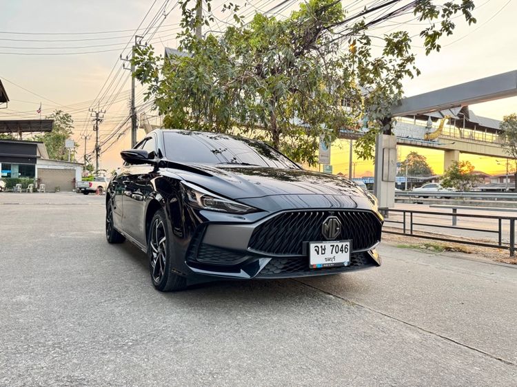 MG MG5 2024 1.5 X Sedan เบนซิน ไม่ติดแก๊ส เกียร์อัตโนมัติ ดำ รูปที่ 2