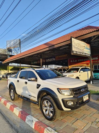 Ford Ranger 2013 3.2 Wildtrak 4WD Pickup ดีเซล ไม่ติดแก๊ส เกียร์อัตโนมัติ ขาว รูปที่ 2