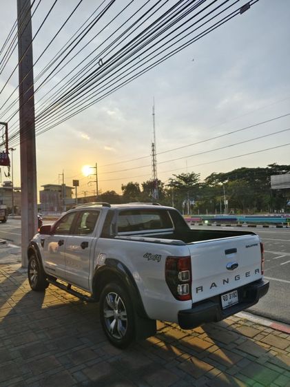 Ford Ranger 2013 3.2 Wildtrak 4WD Pickup ดีเซล ไม่ติดแก๊ส เกียร์อัตโนมัติ ขาว รูปที่ 3