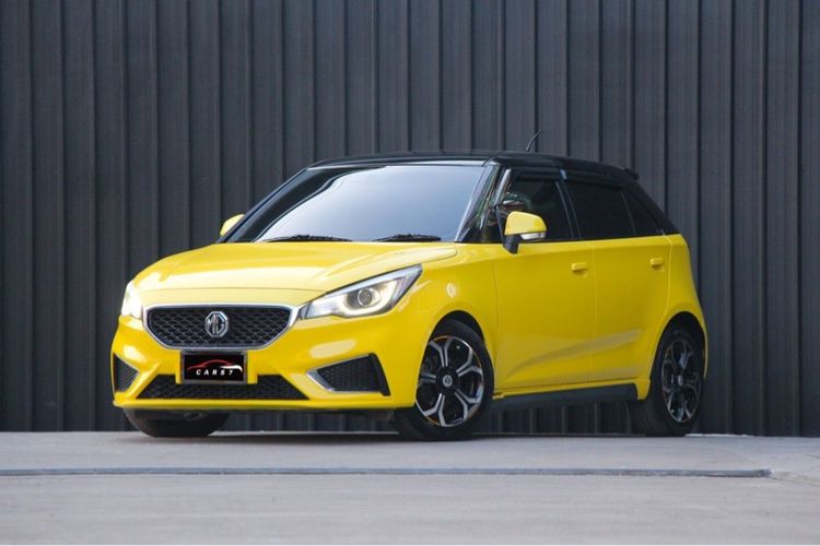 รถ MG MG3 1.5 X สี เหลือง