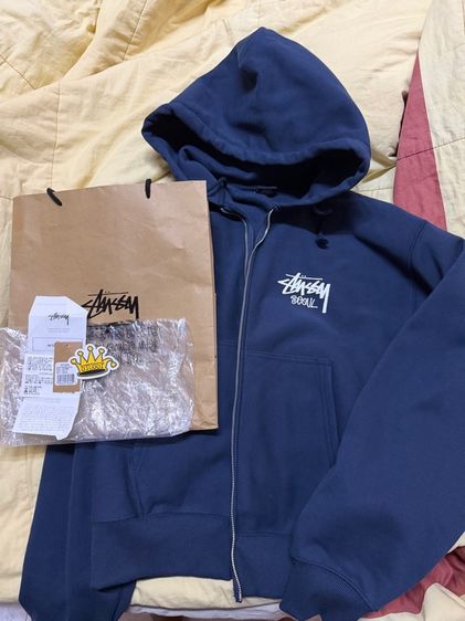 stussy hoddie zipออกชอปเกาหลีของแท้ อปกครบ รูปที่ 2