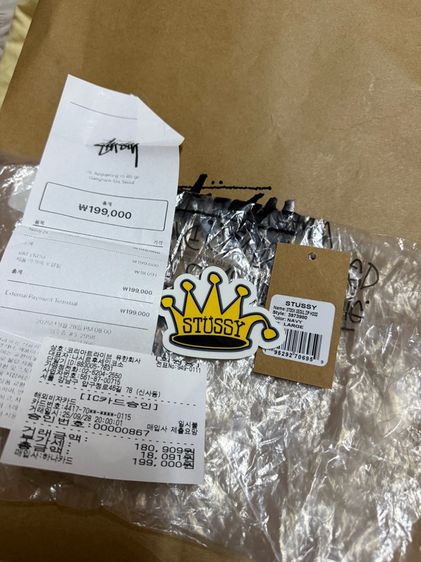 stussy hoddie zipออกชอปเกาหลีของแท้ อปกครบ รูปที่ 5