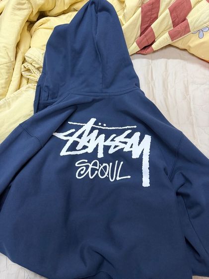 stussy hoddie zipออกชอปเกาหลีของแท้ อปกครบ รูปที่ 3