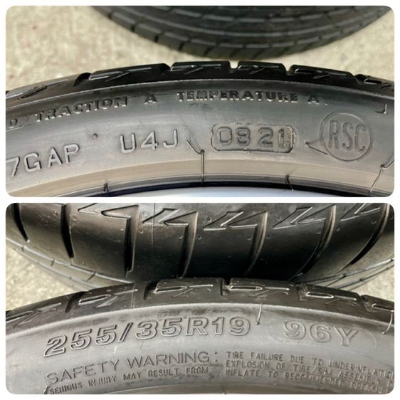 ล้อแม็ก BMW 430i ขอบ 19” 5 รู 112 ล้อสวยสีเดิม ยาง BRIDGESTONE 225-40R19 หลัง 255-35R19 ปี 21 พร้อมใช้งาน รูปที่ 10