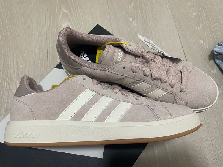 Adidas Grand Court Base 00s ผู้ชาย สีเบจ ใหม่ รูปที่ 4