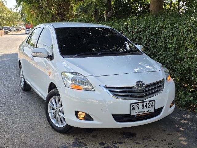 Toyota Vios 2012 1.5 E Sedan เบนซิน ไม่ติดแก๊ส เกียร์อัตโนมัติ ขาว รูปที่ 4