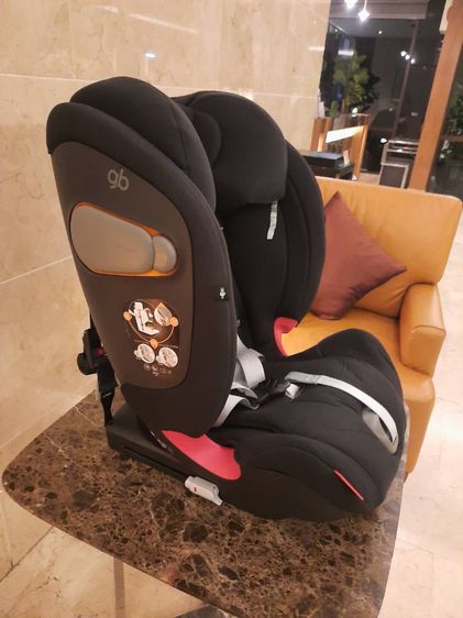 gb Gold Everna-Fix Child´S Car Seat for Cars with Isofix Goup 1(9-36 kg) From Approximately 9 Months Up to 12 Years, Velvet Black รูปที่ 3