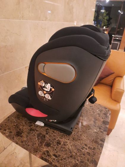 gb Gold Everna-Fix Child´S Car Seat for Cars with Isofix Goup 1(9-36 kg) From Approximately 9 Months Up to 12 Years, Velvet Black