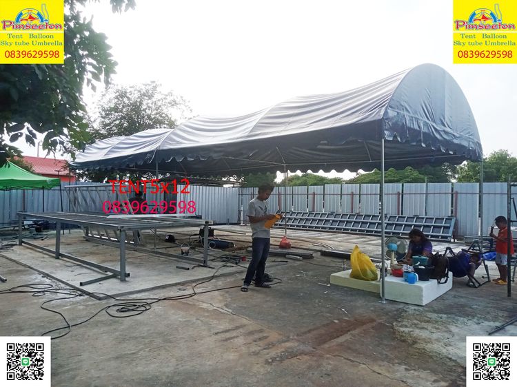 เต็นท์มือสองผ้าใบทรงโค้งและทรงจั่วราคาถูก เต็นท์ใหม่ราคาถูก รูปที่ 10