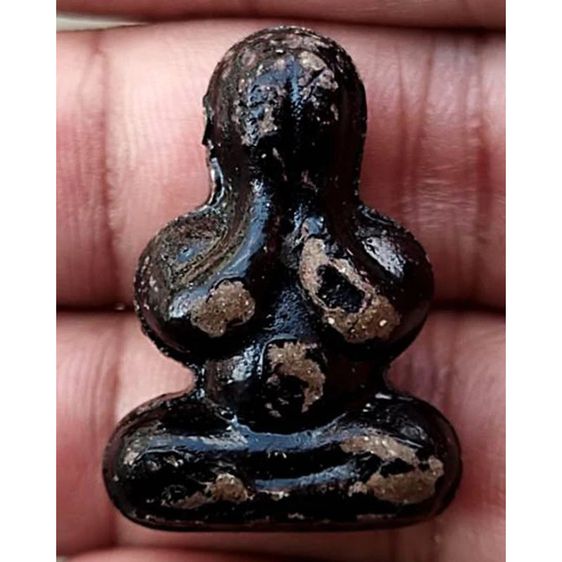 ปิดตาวัดสะพานสูง พิมพ์ใหญ่หลังยันต์นะ พ.ศ. 2532 เนื้อผงมวลสารพระเก่าสมัยหลวงปู่เอี่ยม