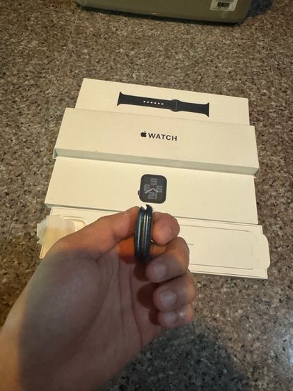 ขายApple WatchSE2สีดำ40MM GPS Celluer ยกกล่องสูนTrueใช้งานดีทุกๆฟังชั่นถูกมากกกก รูปที่ 6