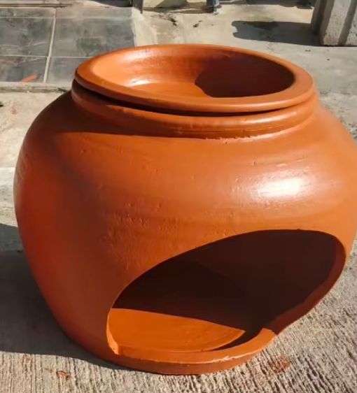 โอ่งแมวดินเผา 16นิ้วพร้อมฝา รูปที่ 7