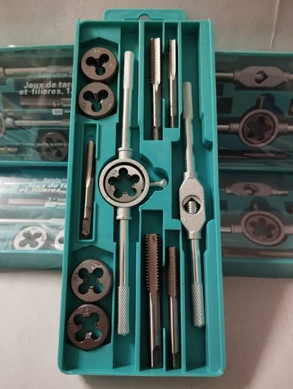 ชุดทำเกลียว ชุดต๊าฟเกลียว ดอกต๊าฟเกลียว ดอกสว่าน (ชุด 12 ชิ้น ) มัลติฟังก์ชั่น NC สกรูต๊าป ดายตั้ง ต๊าปเกลียวภายนอก รูปที่ 5