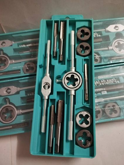 ชุดทำเกลียว ชุดต๊าฟเกลียว ดอกต๊าฟเกลียว ดอกสว่าน (ชุด 12 ชิ้น ) มัลติฟังก์ชั่น NC สกรูต๊าป ดายตั้ง ต๊าปเกลียวภายนอก รูปที่ 7