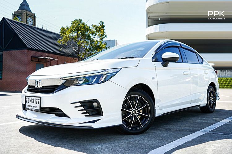 Honda City 2022 1.0 S Sedan เบนซิน ไม่ติดแก๊ส เกียร์อัตโนมัติ ขาว