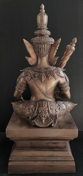 ท้าวเวสสุวรรณ วัดพลับ หน้าตัก 10.5 นิ้ว สูง 20.5 นิ้ว รูปที่ 4