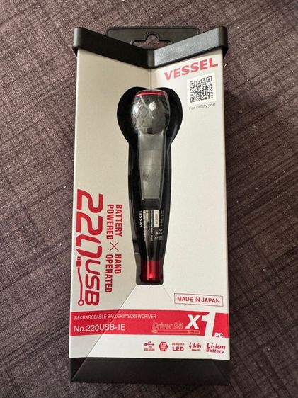 Vessel 220USB-1E ไขควงชาร์จไฟ USB ไร้สาย