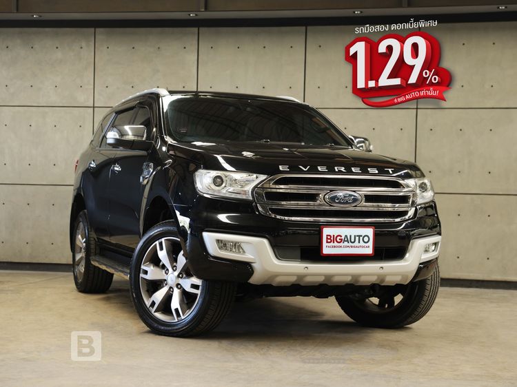 รถ Ford Everest 3.2 Titanium Plus 4WD สี ดำ