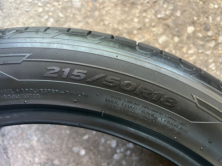 ยาง Hankook 215 50 18 คู่ 1200 บาท สภาพดี รูปที่ 6