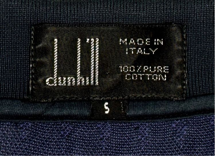 ⚠️MADE IN ITALY‼️เสื้อโปโล dunhill ของแท้ รุ่นใหม่ ผ้าและลายสวยหายาก รูปที่ 2