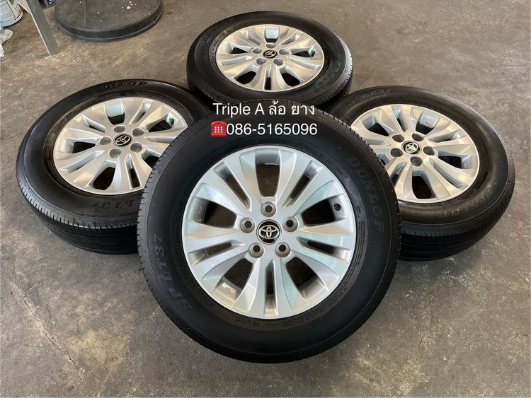 อื่นๆ อะลูมิเนียมอัลลอย 16" ✨ล้อแม็ก 5รู114✨Toyota Revo ขอบ 16 แถมยาง 215-65-16 Dunlop ปี 20