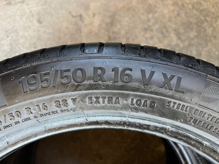 ยาง Continantal Uc6 195 50 16 คู่ 900 บาท สภาพดี รูปที่ 5
