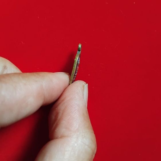 พระบ้านเก็บเก่า พระไพรีพินาศเนื้อสีเงินลงยาเก่า รูปที่ 5