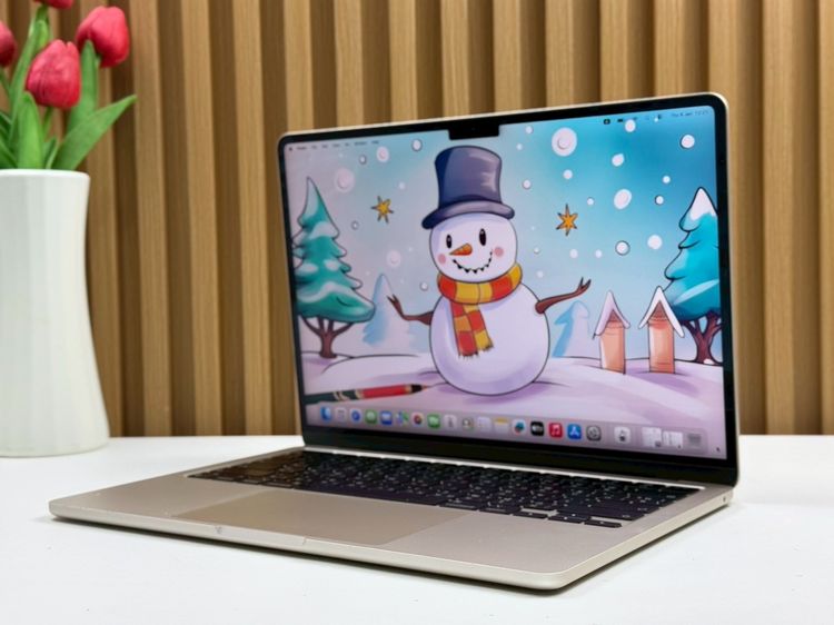 MacBook Air 13.6-inch M3 2024 Ram8GB SSD256GB Starlight  รูปที่ 2