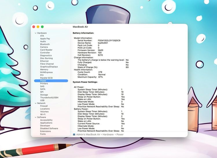 MacBook Air 13.6-inch M3 2024 Ram8GB SSD256GB Starlight  รูปที่ 13