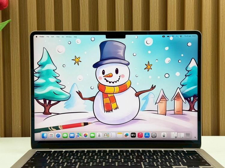 MacBook Air 13.6-inch M3 2024 Ram8GB SSD256GB Starlight  รูปที่ 4