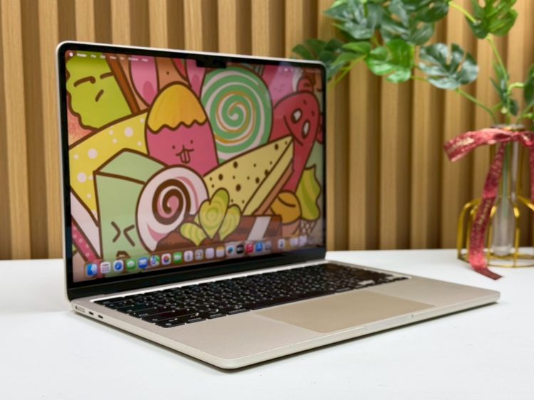 MacBook Air 13.6-inch M3 2024 Ram8GB SSD256GB Starlight  รูปที่ 3