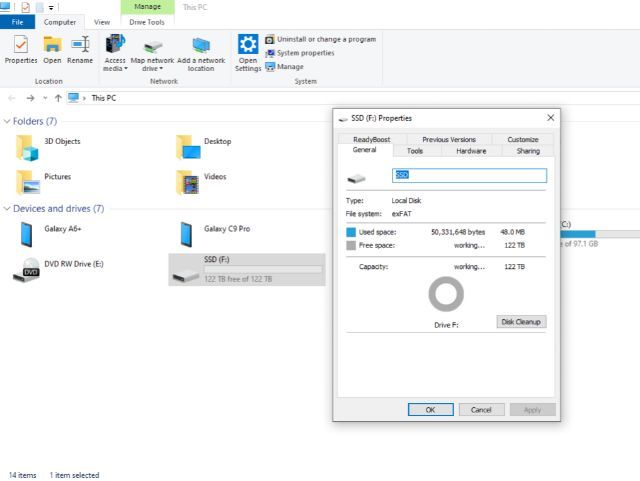 SSD ฮาร์ดดิสก์แบบพกพา 128 TB
( 128,000 GB )
Type C USB 3.1 โซลิดสเตทไดรฟ์ SSD รูปที่ 3