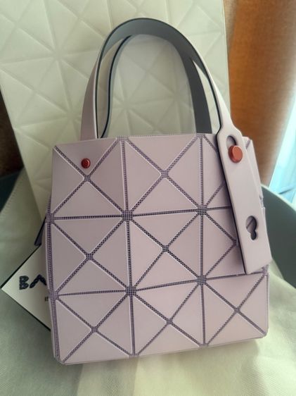 หญิง ชมพู พีวีซี Tarpaulin Bao Bao Issey Miyake กระเป๋า BaoBao Carat Mini light pink 