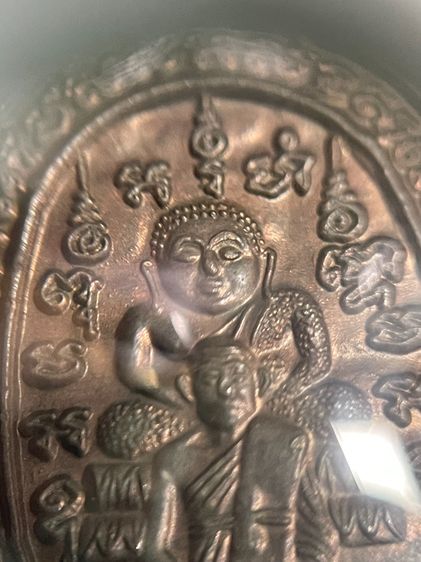 จัดให้ปีใหม่องค์เดียวครับ(หมดโปรฯเสาร์ที่ 10 มกรา) เหรียญพญาเต่าเรือน รุ่นรวมพุทธคุณ เนื้อนวะ โค๊ตเฮง หลวงปู่หลิว ปี 2538  พร้อมกรอบทอง รูปที่ 4