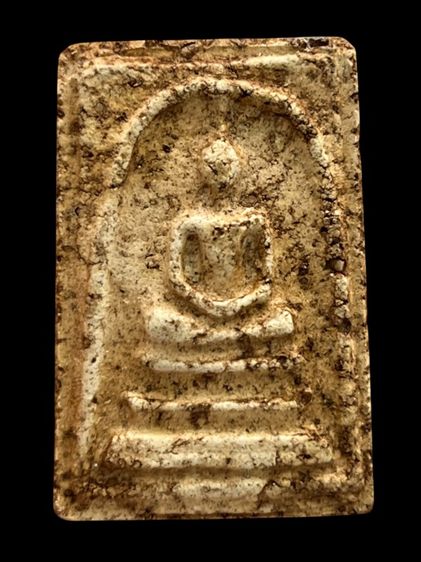 พระสมเด็จวัดระฆังพิมพ์ใหญ่เกศทะลุซุ้มสองหน้าเนื้อหาเก่าสวย