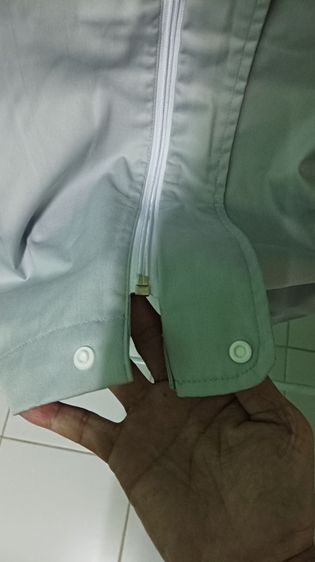 เสื้อช็อปแขนสั้นแบบมีซิป รูปที่ 5